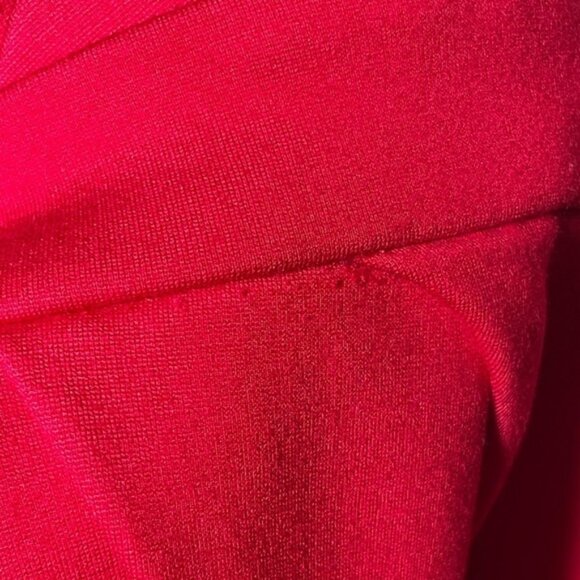 𝙁𝙍𝙀𝙀 🅽🅴🆆 Fashion Nova Hope You’re Happy Dress, asymmetrical red midi, M - Picture 14 of 14